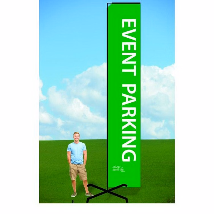 14ft Swooper Flag with X Stand-Double