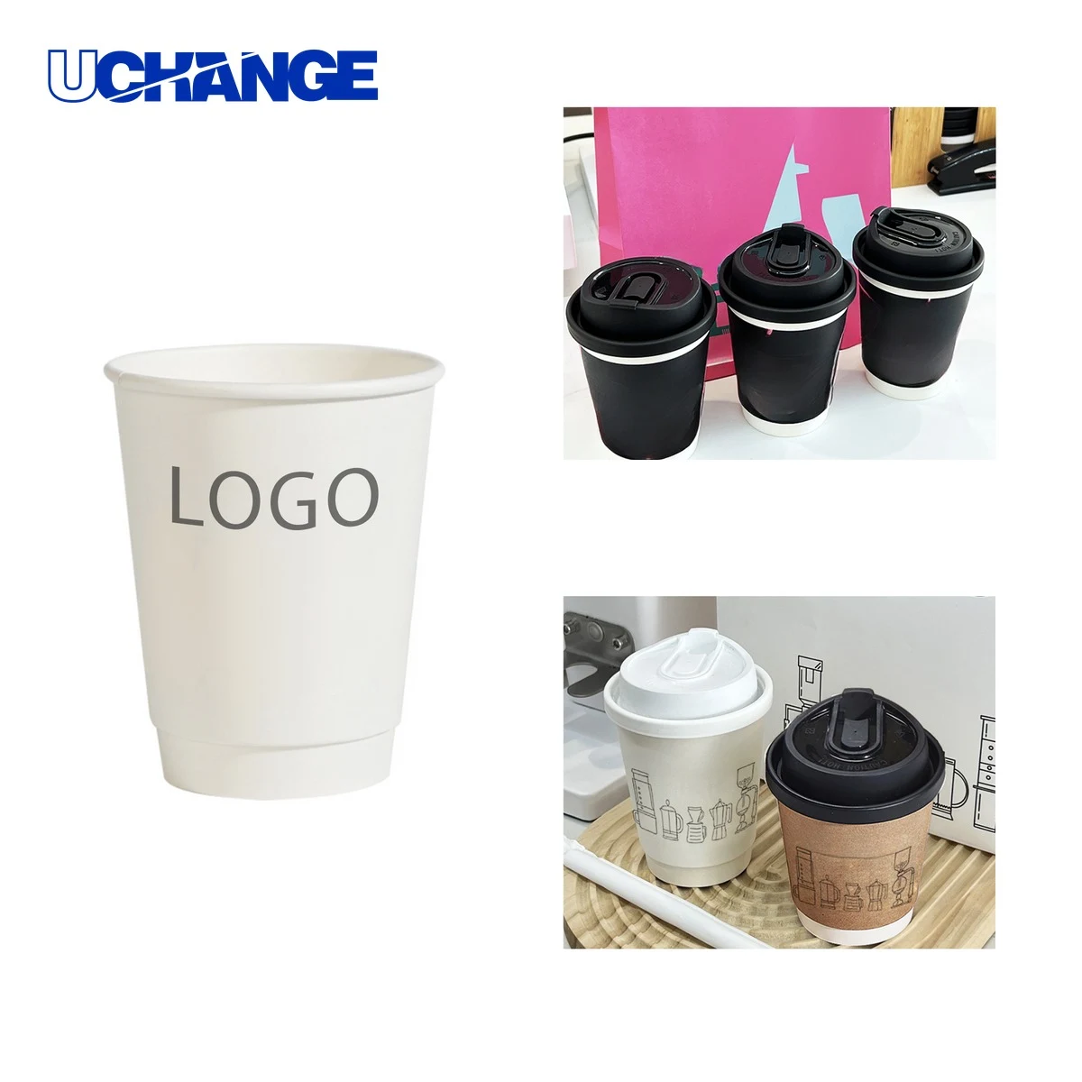 Eco-Friendly Disposable Coffee Cup Container (16oz) 1