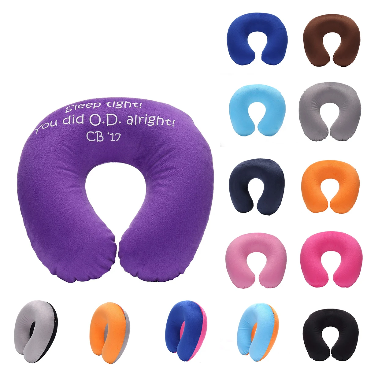 PVC Inflatable Travel Pillow 1