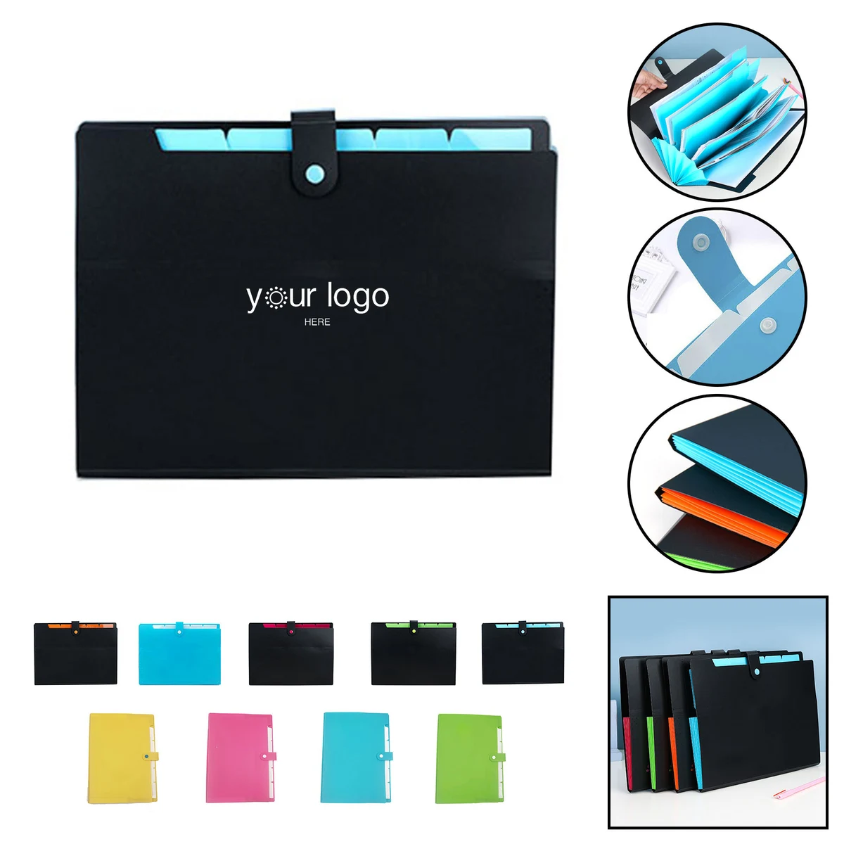 Plastic Expandable File Folder 1
