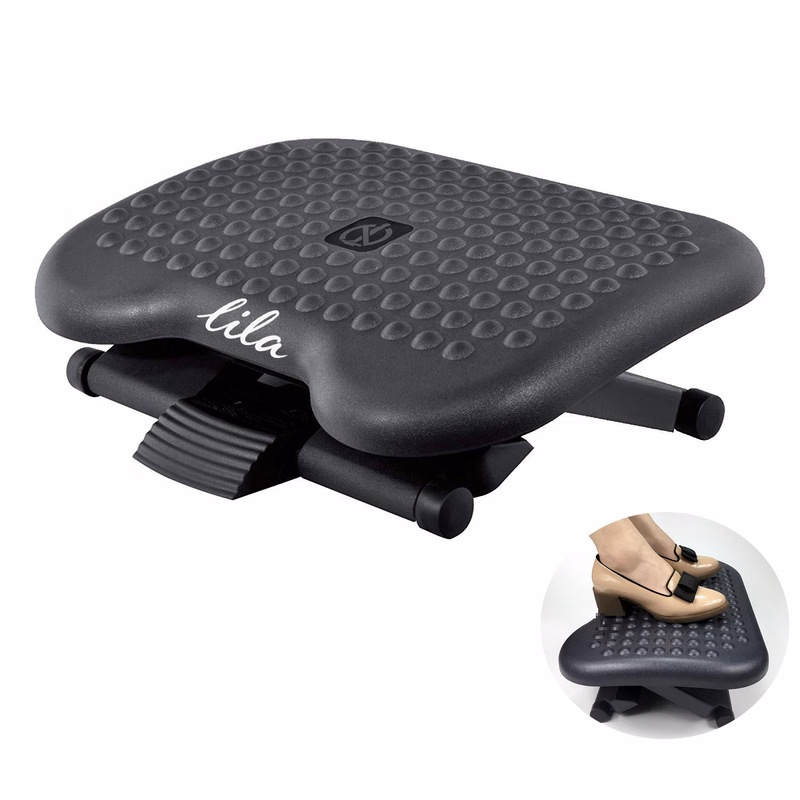 3 Height Adjustable Under Desk Footrest
