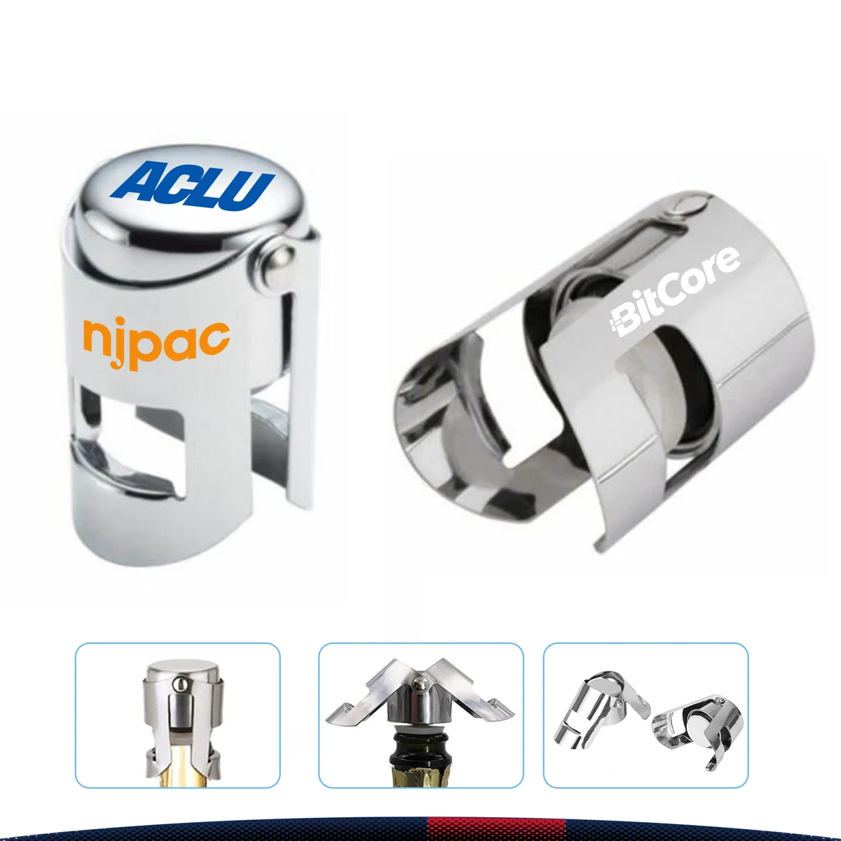 Binaural Champagne Stoppers 1