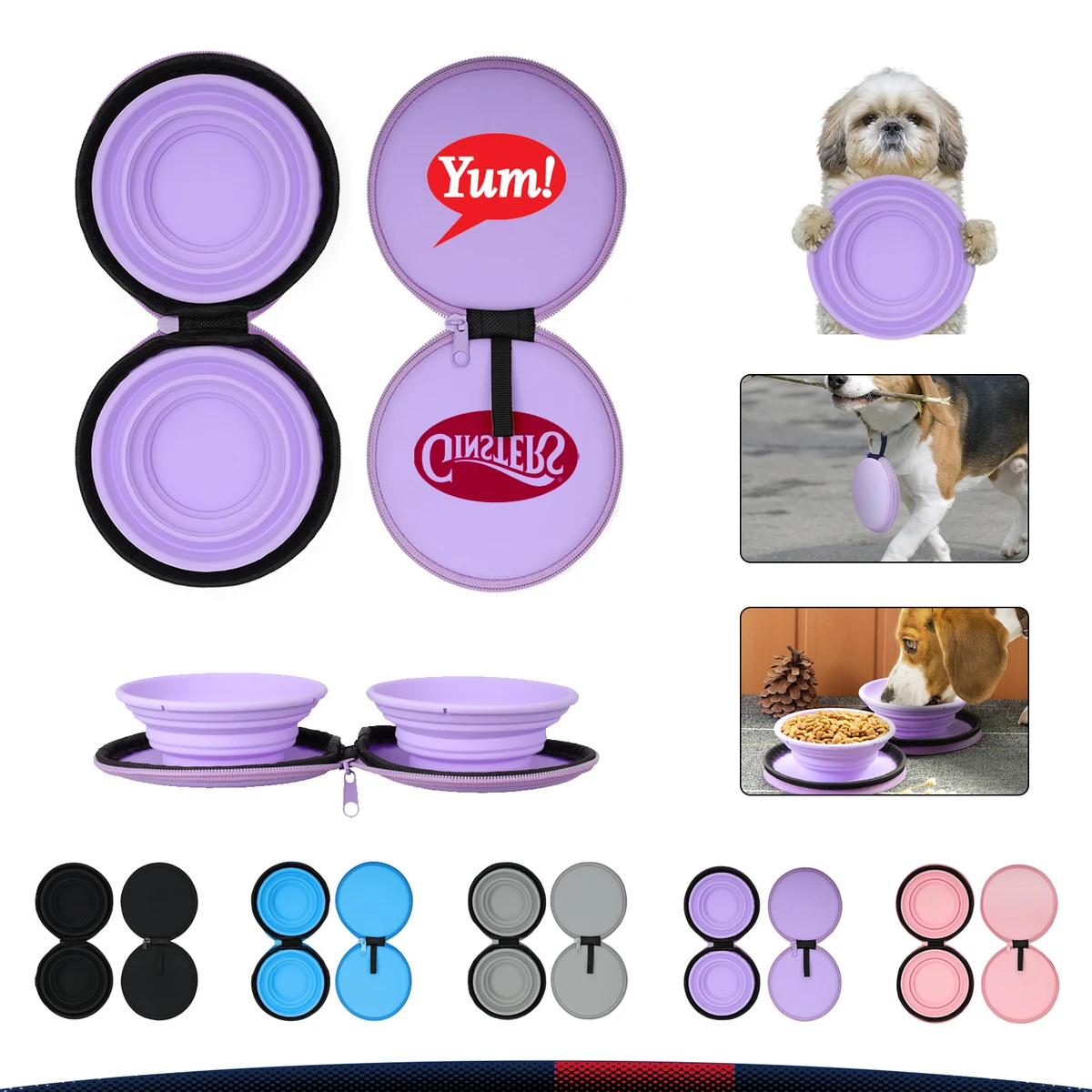 Foldable Pet Folding Bowl 1