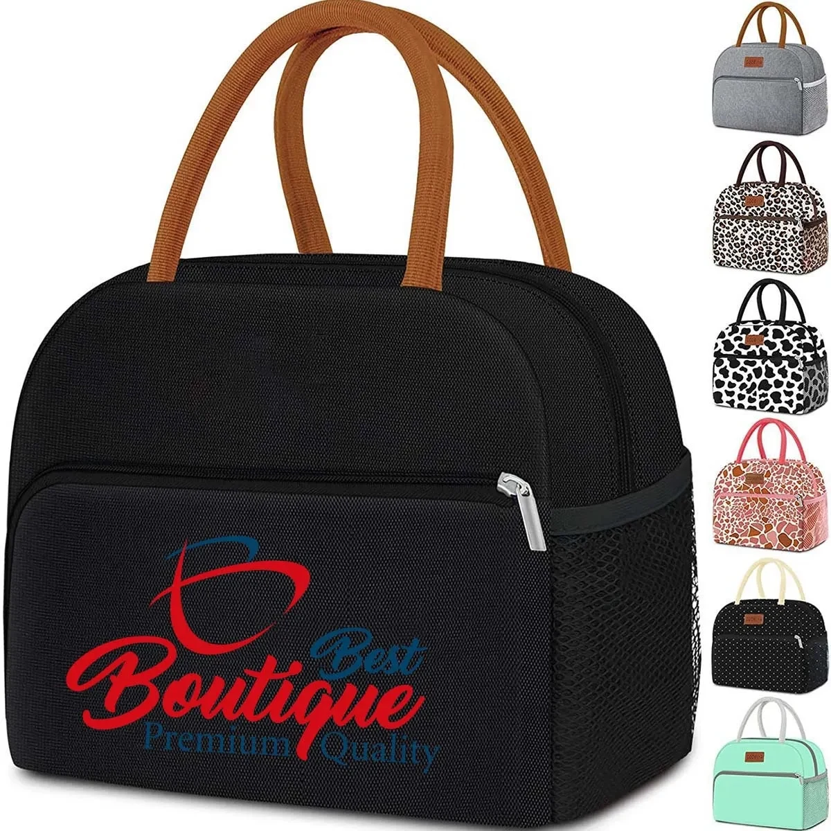 Large Capacity Reusable Insulated Cooler Lunch Tote bag 1
