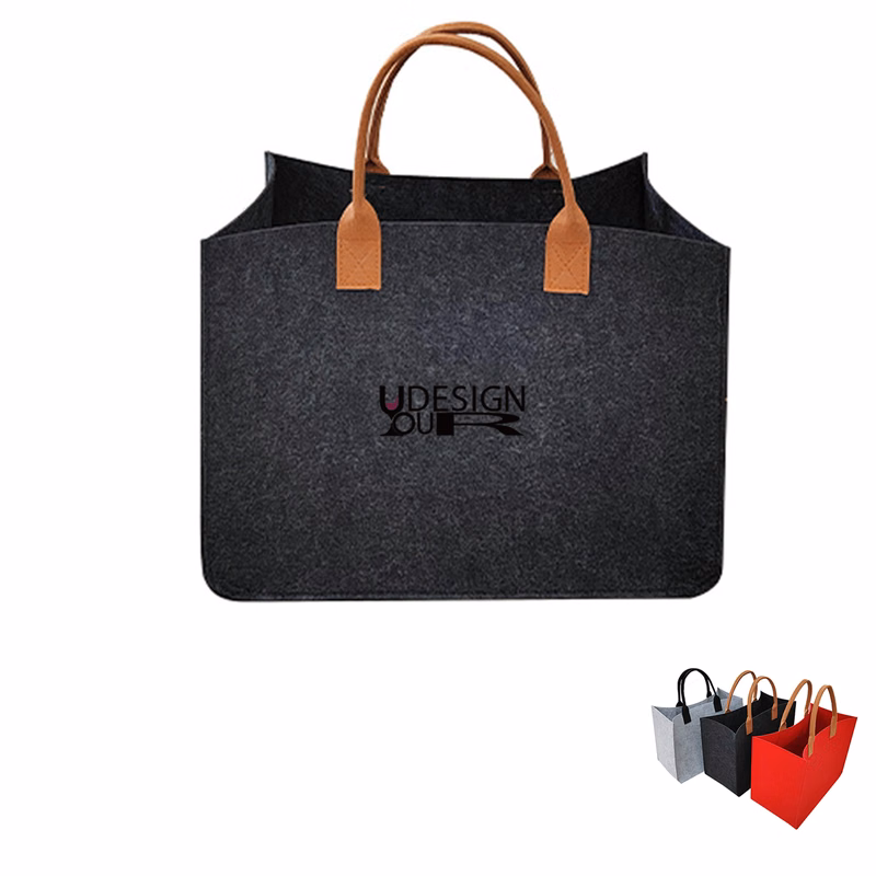 Foldable Felt Bag - Long Handles, Durable Design