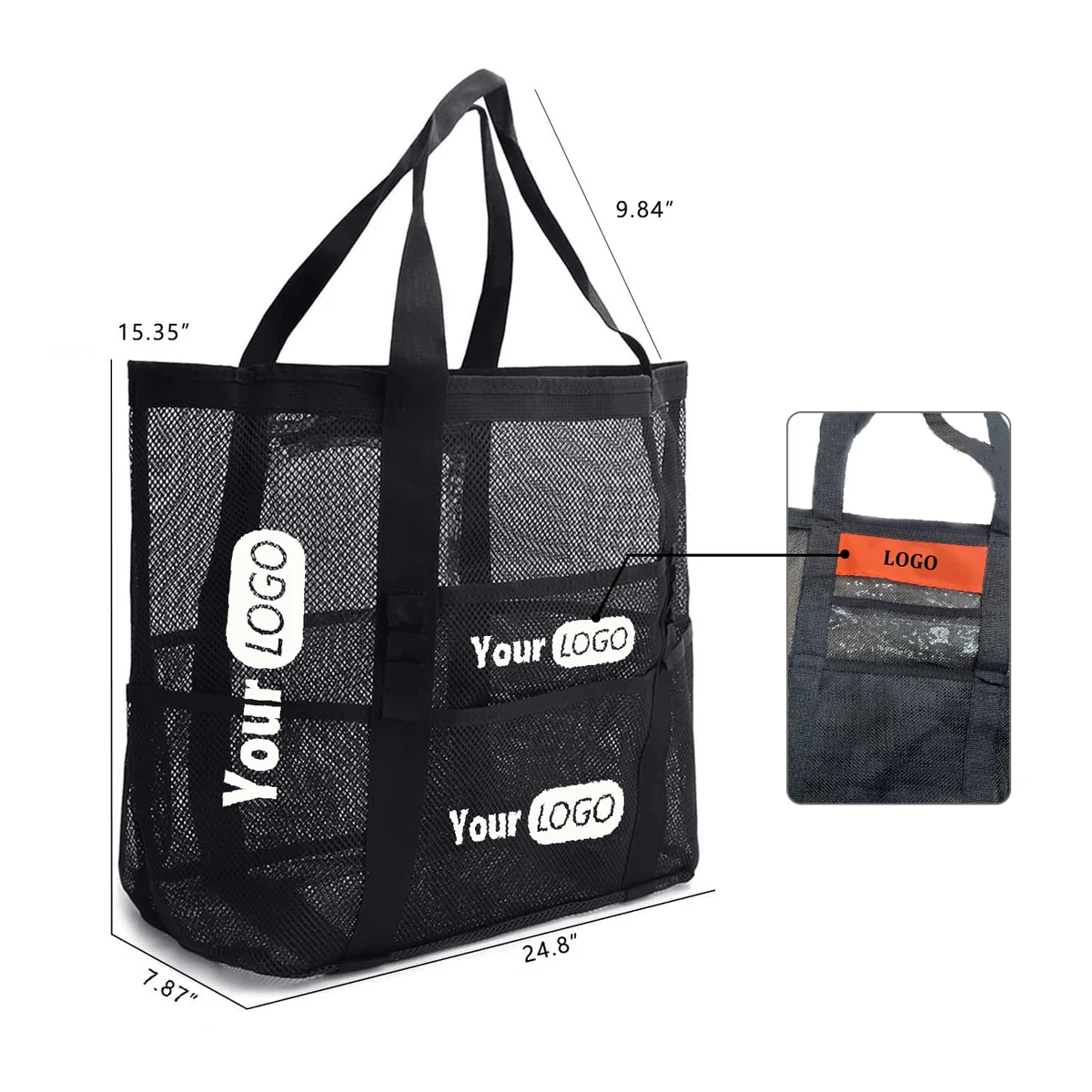 Mesh Beach Bag for Vacation Essentials 1