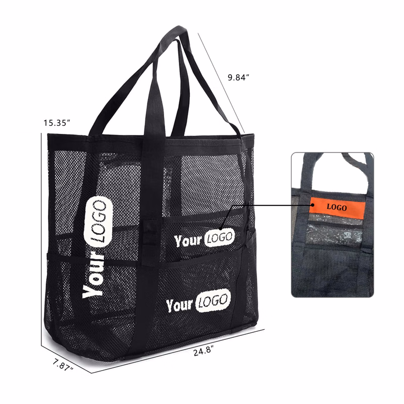 Mesh Beach Bag for Vacation Essentials