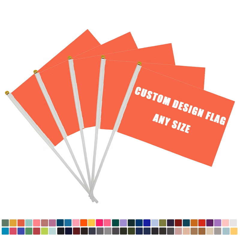 Handheld Flags-Vibrant Event Decor & Promotional Items
