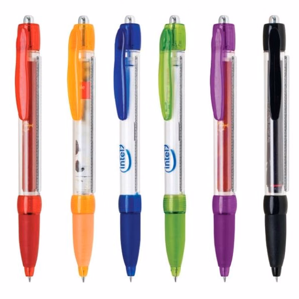 Abigail Plastic Ballpoint Pull Out Banner Pen