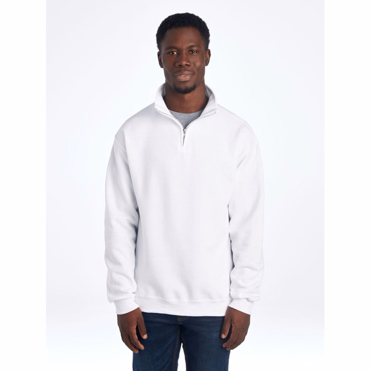 JERZEES NuBlend® Unisex Quarter-Zip Cadet Collar Sweatshirt