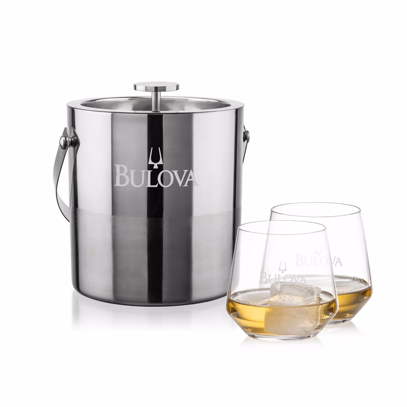 Catania Ice Bucket & Tucson On-the-Rocks Set