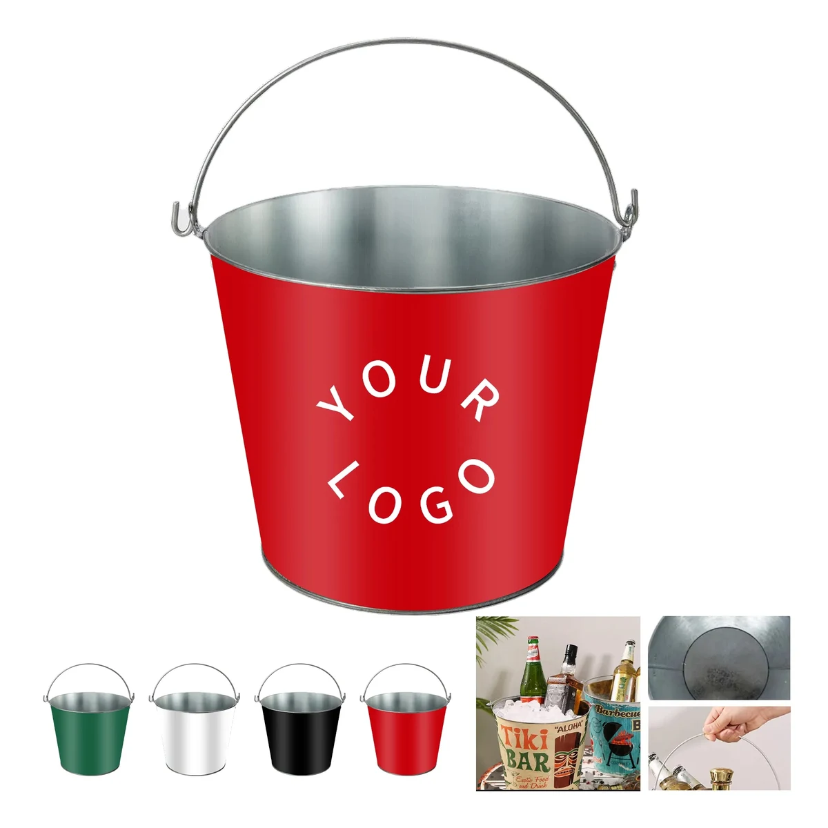 Custom Premium Metal Ice Bucket 1