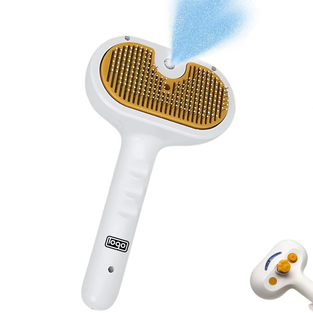 Steam Pet Brush – Spray Hair Removal Comb for Cats & Dogs 1