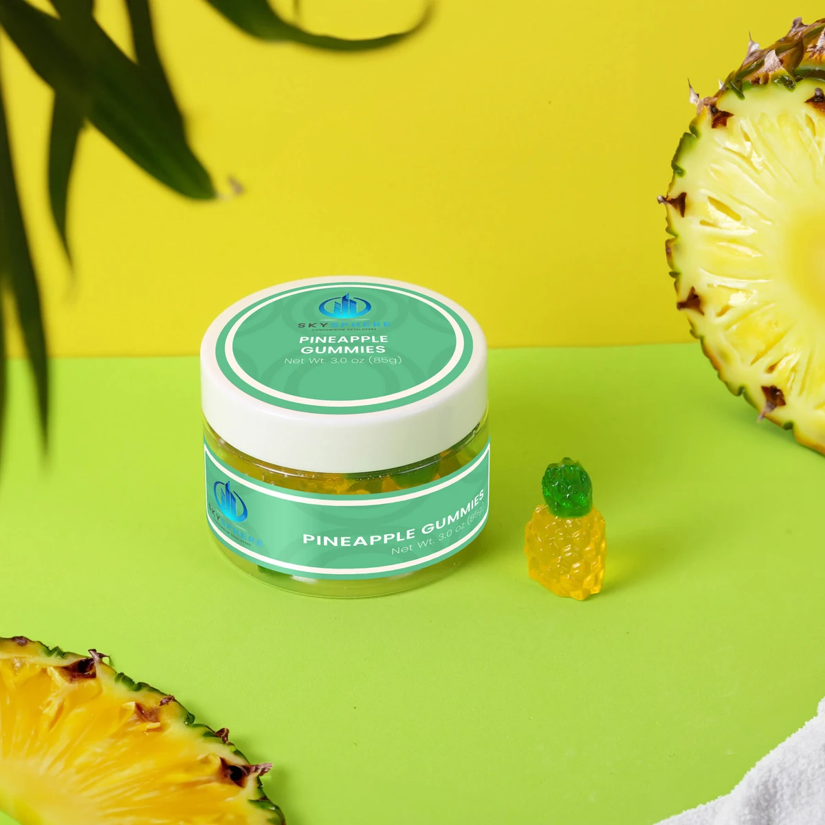 Pineapple Gummies: Small Jar 1