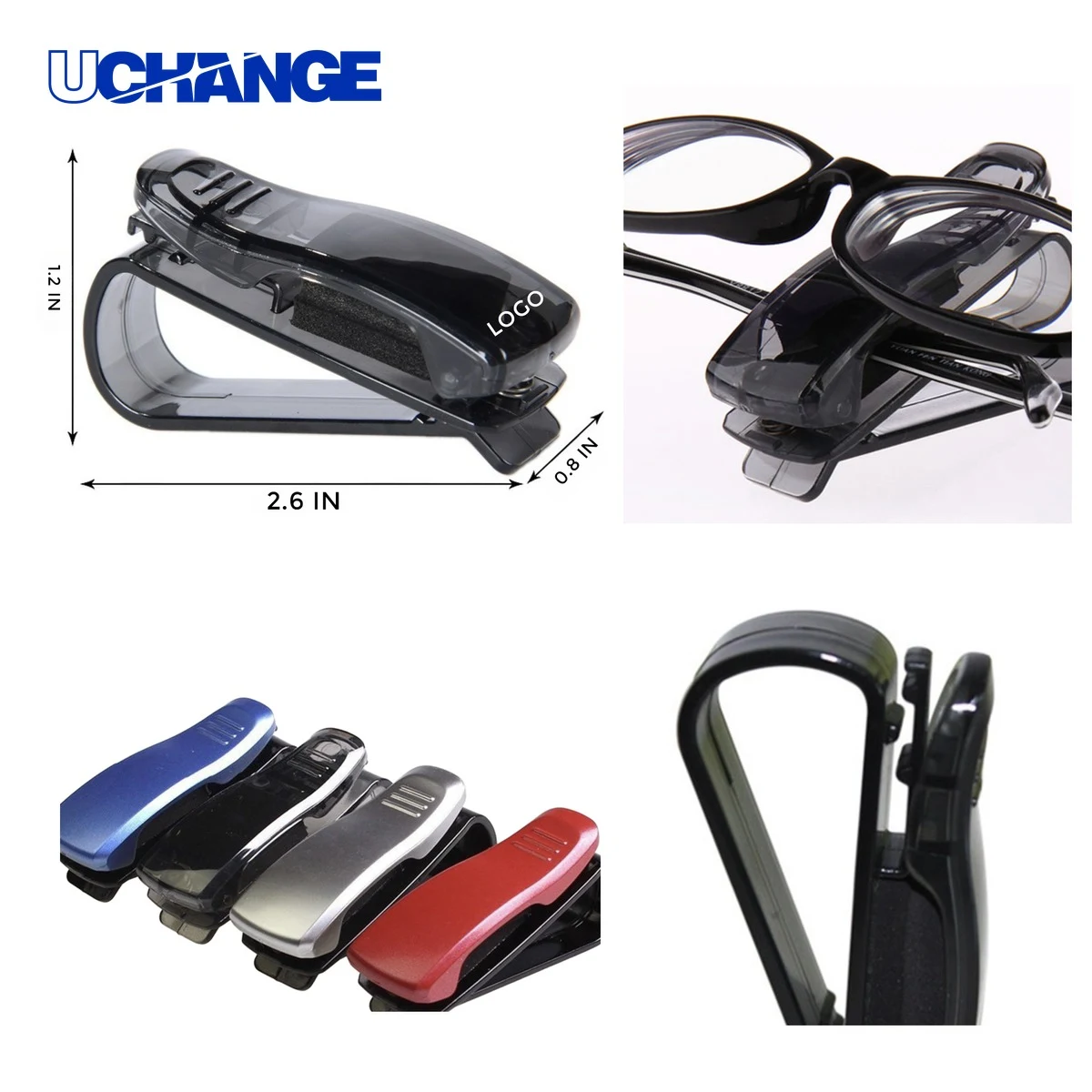 Car-Mounted Eyeglass Clip 1