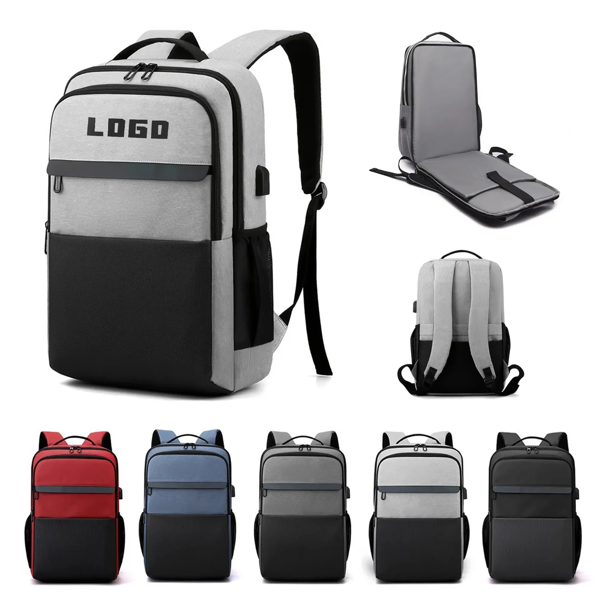 Waterproof Business Travel Laptop Backpack 1
