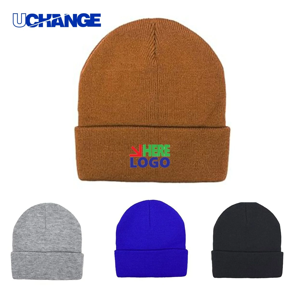 Custom Knit Beanie Hat 1