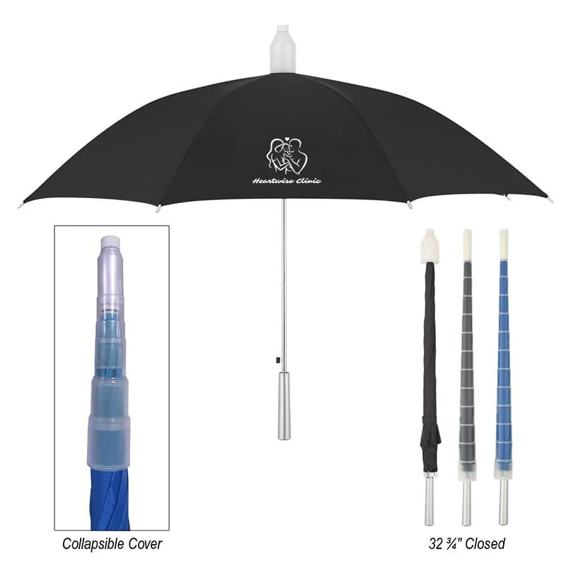 32" Collapsible Polyester Umbrella 1