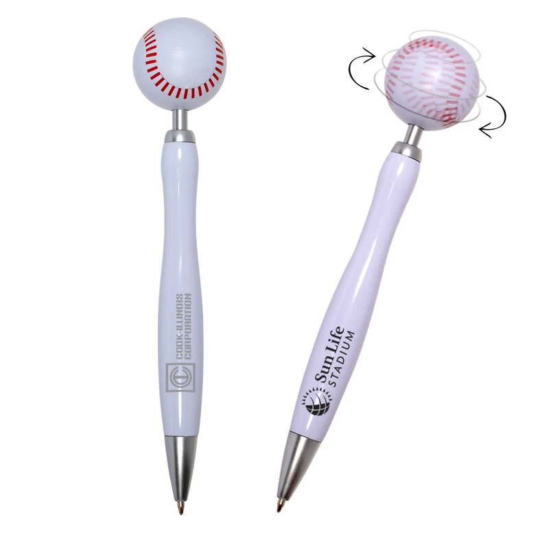 Branded Baseball Spinner Pen 1