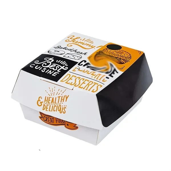 Disposable Hamburger Paper Boxes 1