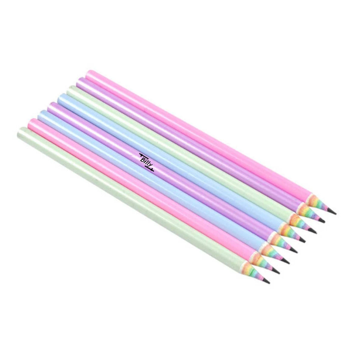 12PCS Eco-friendly Rainbow Pencils 1
