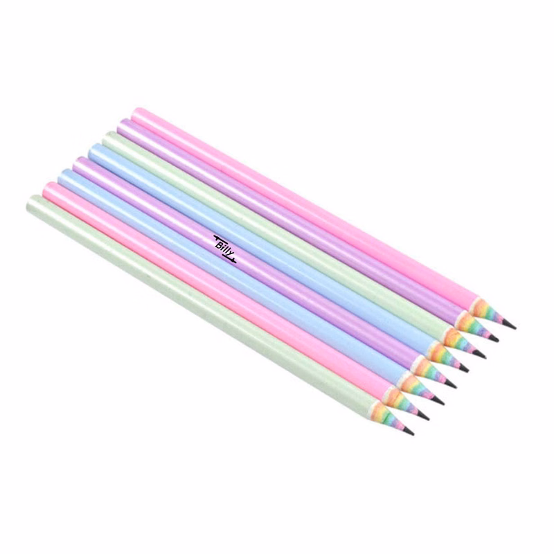 12PCS Eco-friendly Rainbow Pencils