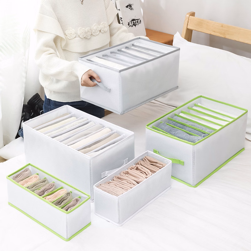 Clothes Organizer Portable Storage Baskets