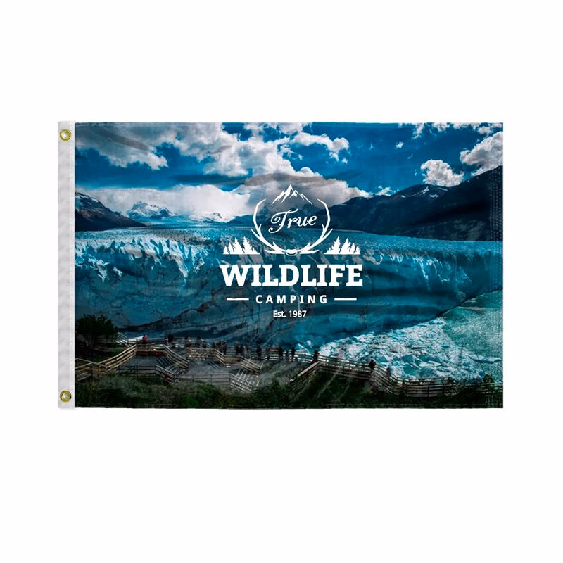 Custom Digital Print Flag 2' x 3' Silk Poly