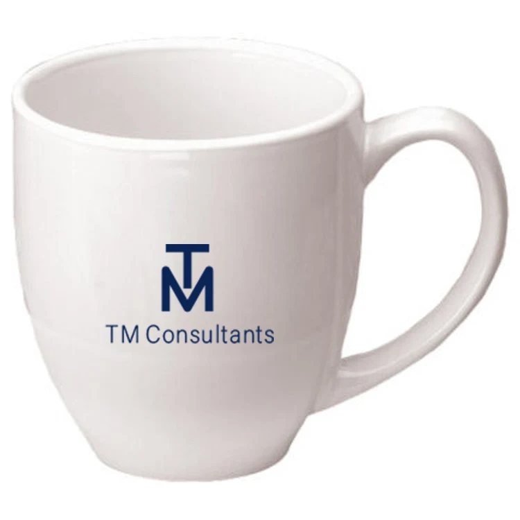 St. Paul Bistro Mug, White 16 oz. 1