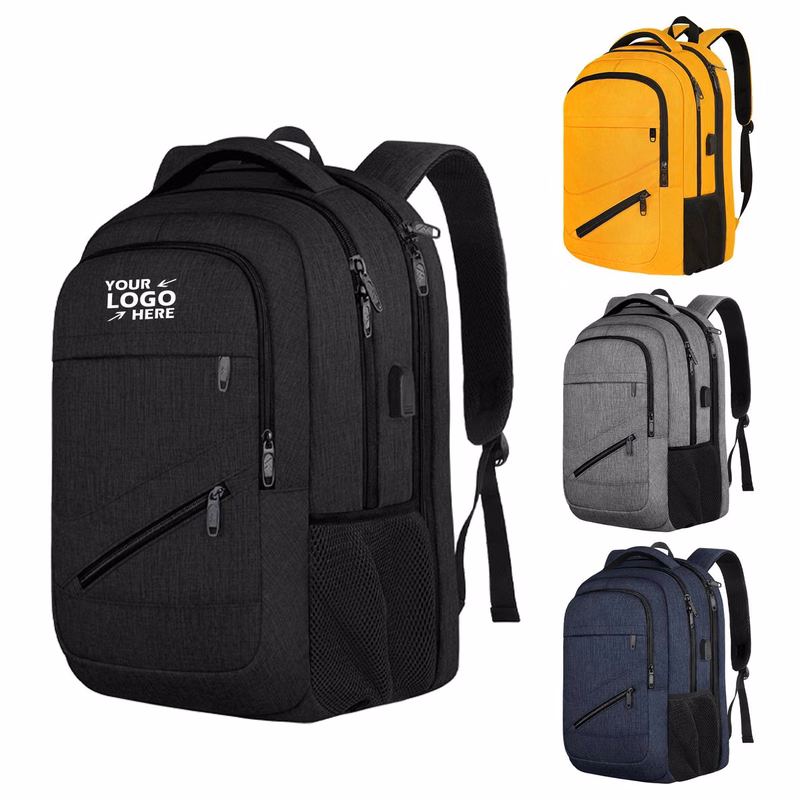 18" Expandable Laptop Backpack With Charging Port