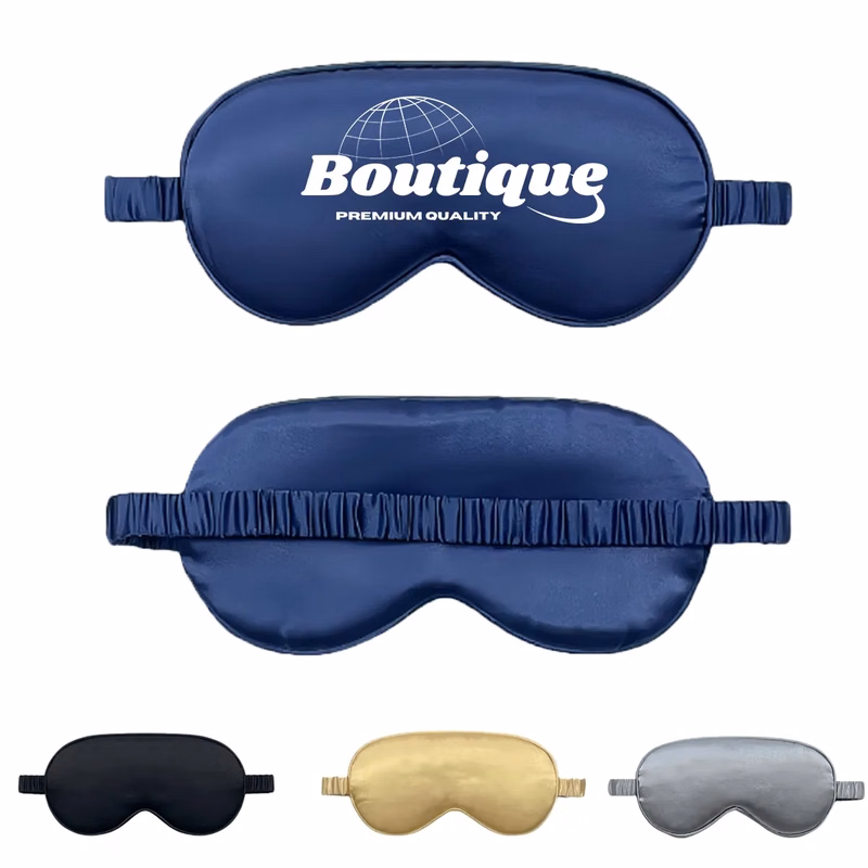 Silk Sleep Eye Mask Elastic Material For Home Offices Train