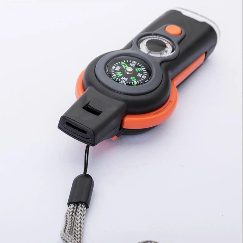 7 in 1 Emergency Survival Compass Whistle 1