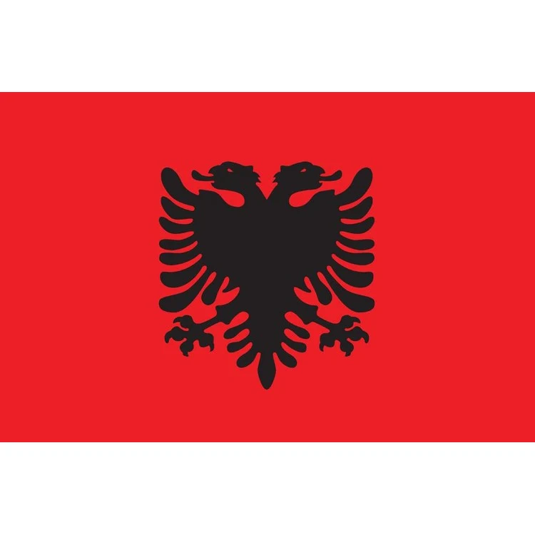 Albania Flag - 3' x 5' - Nylon 1
