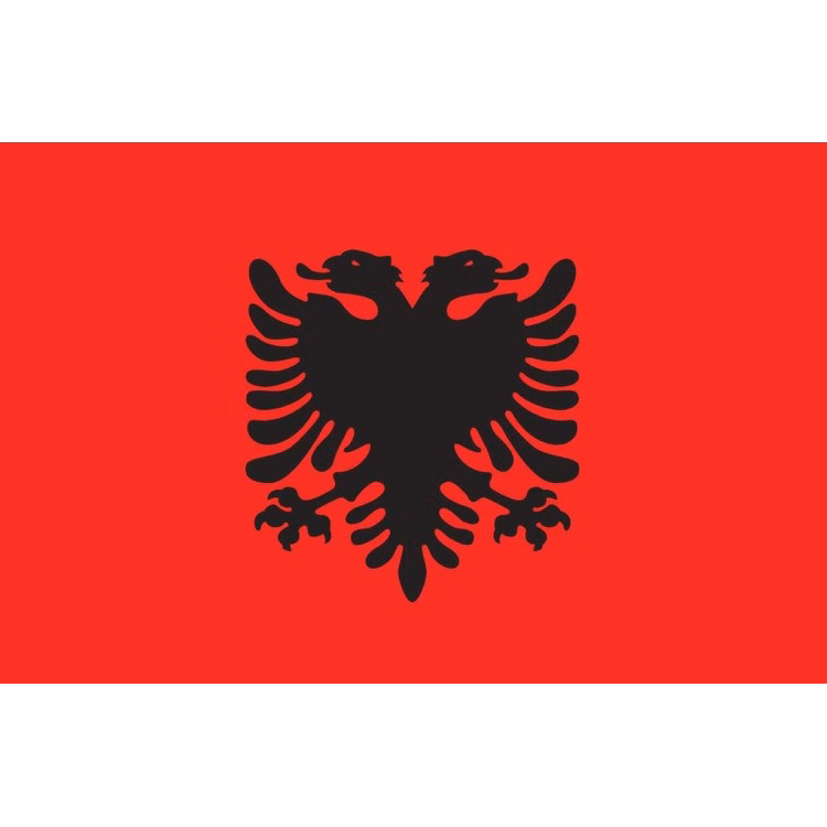 Albania Flag - 2' x 3' - Nylon