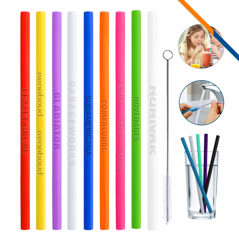 Jolly Silicone Straw