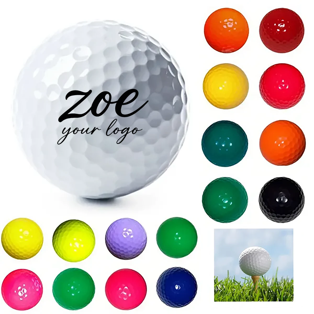 Customized Two-Layer Golf Tournament Ball 1