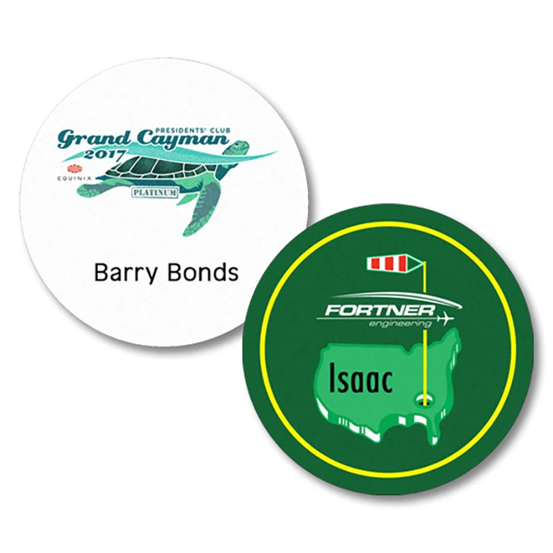 The Ares full color name badge 2.5" Circle 1