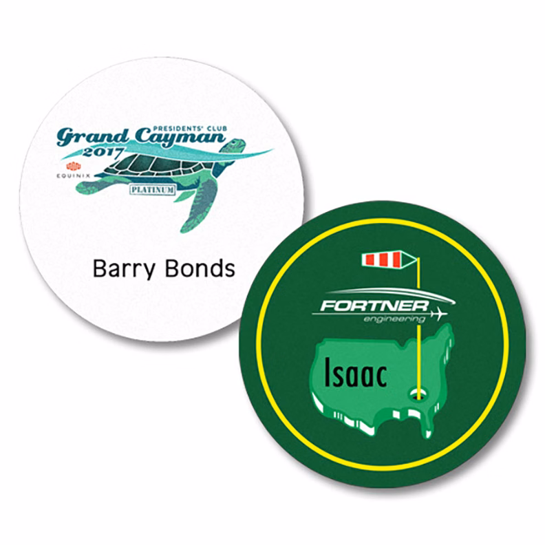 The Ares full color name badge 2.5" Circle