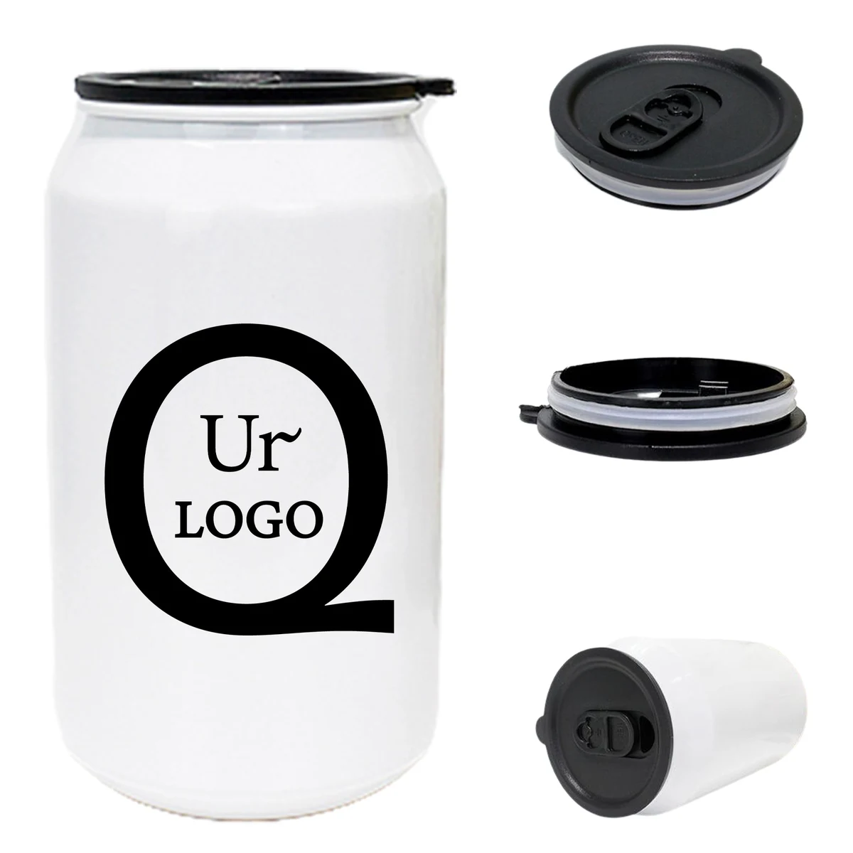 Coke Aluminum Cup With Lid 1