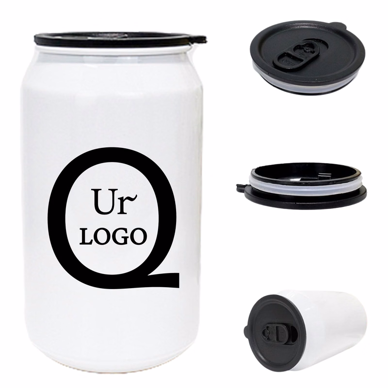 Coke Aluminum Cup With Lid
