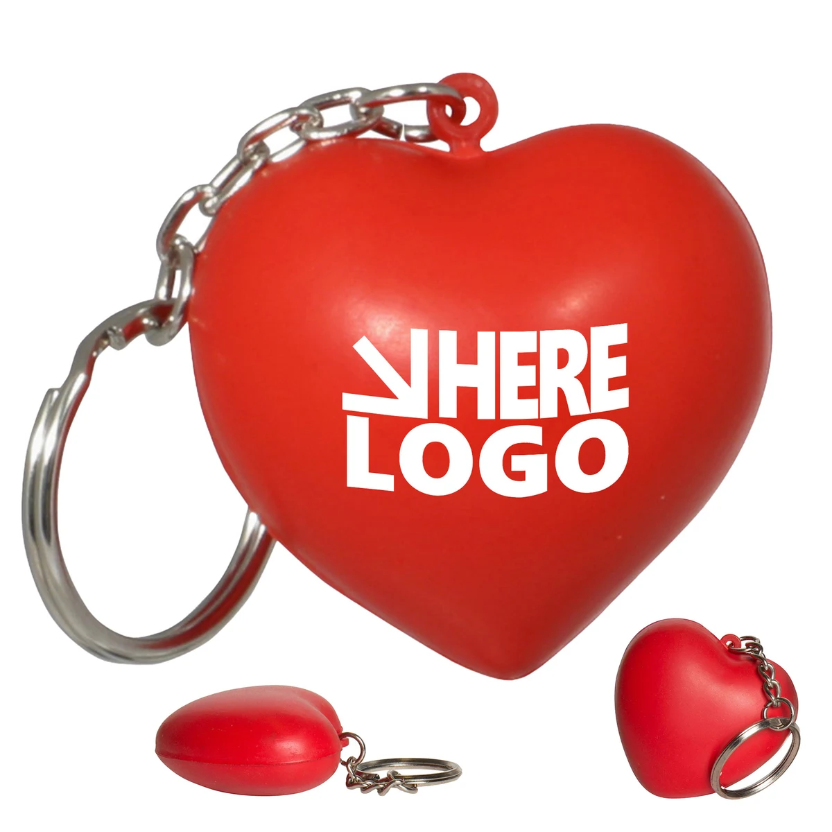 Valentine Heart Stress Reliever Key Chain 1