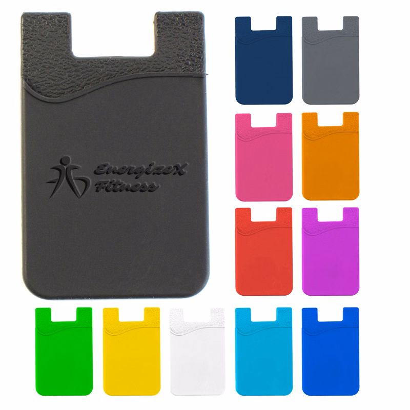 Debossed (Sunken) Silicone Smart Wallet