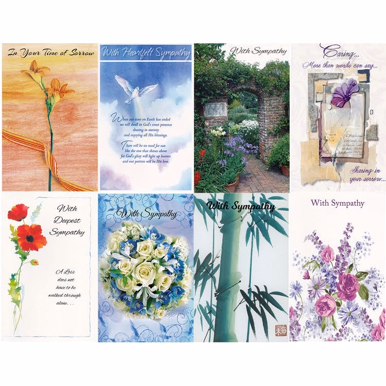 Sympathy Cards - Assorted 5"x7.75"