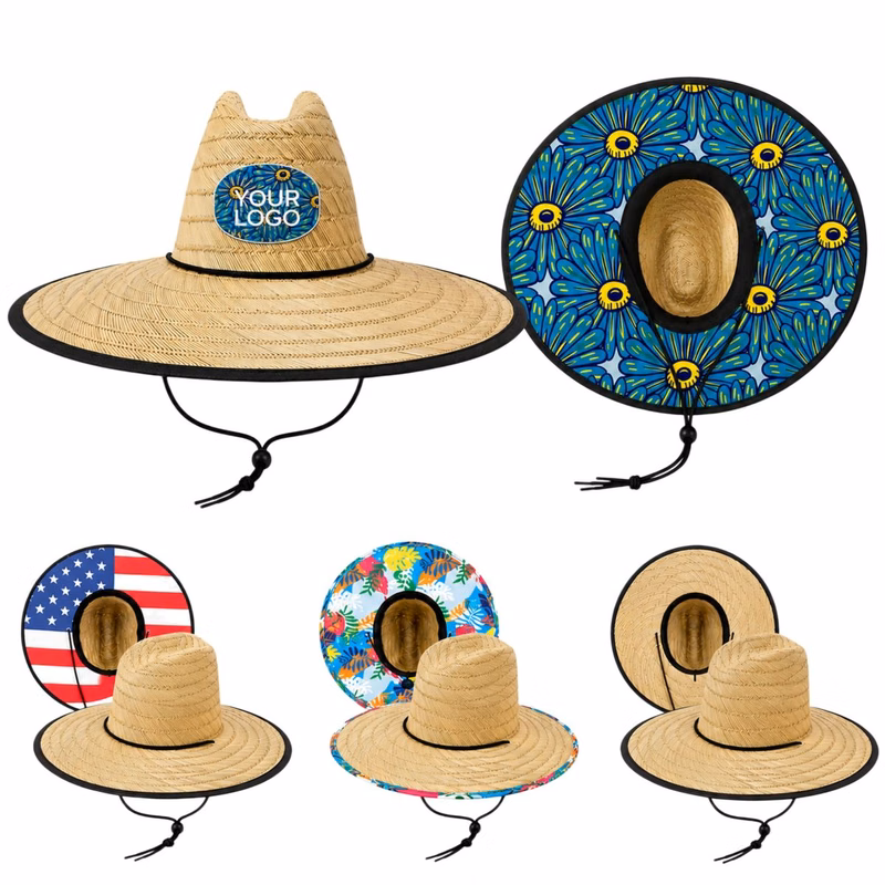 MOQ50 Wide Brim Straw Hat