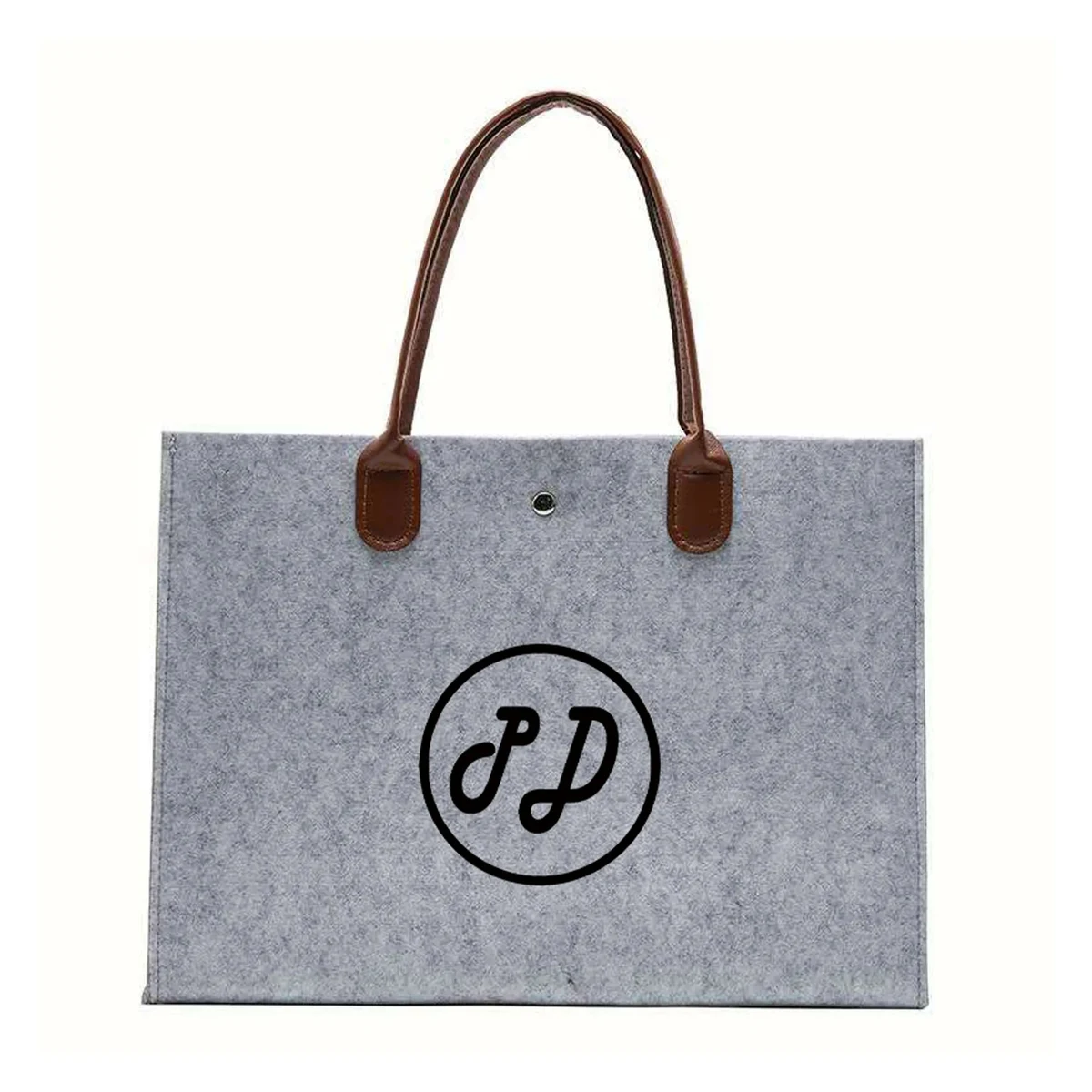 Large Capacity Heavy Duty Reusable Felt Tote Bag 1
