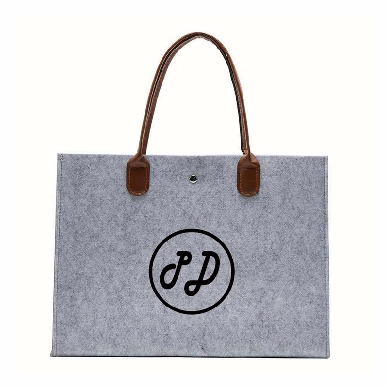 Large Capacity Heavy Duty Reusable Felt Tote Bag