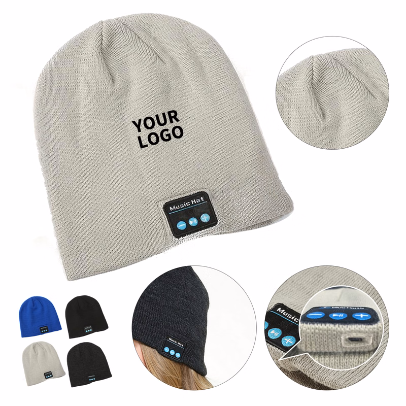 Winter Thickened Wireless Hat With Built In Headphones