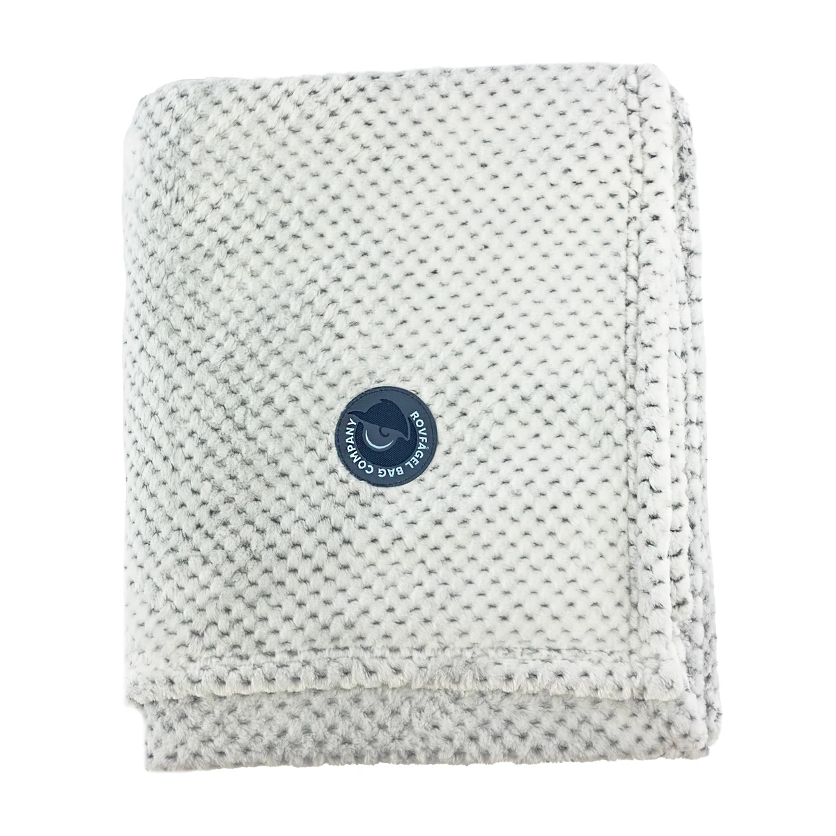 Plush Texture Blanket w/ Sewn Woven Patch 1