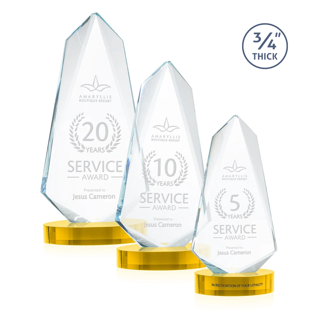 Sheridan Award on Alberton Base - Gold 1