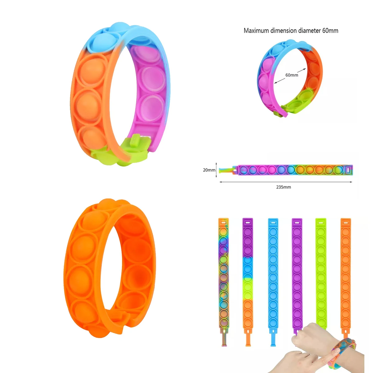 Acrylic Simple Transparent Illumination Bracelet 1